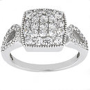 1.20 Ct. diamond wedding ring F VVS1 diamonds gold ring
