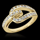 0.84 cts. Diamonds wedding band womens yellow gold ring