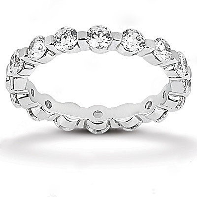 1.60 carats gold F VS1 DIAMONDS eternity wedding band