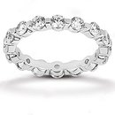 1.60 carats gold F VS1 DIAMONDS eternity wedding band