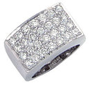 1.40 carats wedding ring real diamonds LARGE RING L@@K!