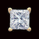 E VVS1 diamond stud earring men single 0.50 ct. earring