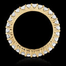E VVS1 Round diamond eternity wedding band womens band