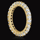 E VVS1 Round diamond eternity wedding band womens band