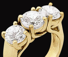 1.5 carat ENGAGEMENT RING 3 STONE DIAMOND jewelry three