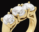 1.5 carat ENGAGEMENT RING 3 STONE DIAMOND jewelry three