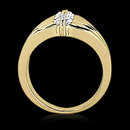 0.75 carats DIAMOND RING 4 stone engagement ring gold