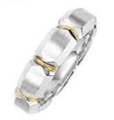 his and hers ring bridal gold PLATINUM WEDDING BAND
