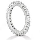 E VVS1 Round diamond eternity wedding band womens band