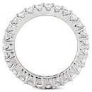 E VVS1 Round diamond eternity wedding band womens band