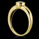 0.75 Ct. G SI1 diamonds solitaire gold engagement ring