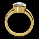 0.75 Ct. G SI1 diamonds solitaire gold engagement ring
