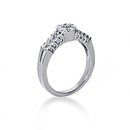 1.34 carats white gold DIAMOND RING E VVS1 wedding ring