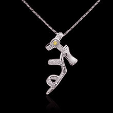 1.50 ct. yellow canary diamonds pendant lady shoe style