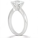 1.01 Ct PRINCESS CUT diamond wedding ring G SI1 diamond