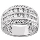 1.16 Ct. diamonds right hand ring anniversary ring gold