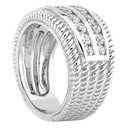 1.16 Ct. diamonds right hand ring anniversary ring gold