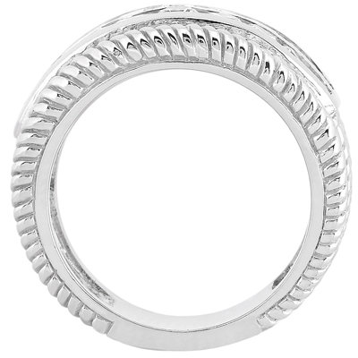 1.16 Ct. diamonds right hand ring anniversary ring gold
