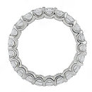 2.20 carat diamonds F VS1 wedding band jewelry gold