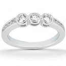 Diamond engagement ring & band set 1.25 Ct. diamonds