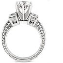 1.05 Ct. DIAMOND RING three stone GOLD wedding ring