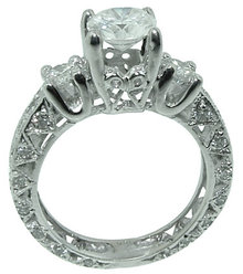 2 carat diamond band to match the ring