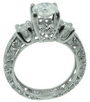 2 carat diamond band to match the ring