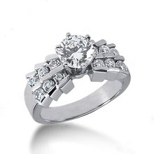 Diamonds ring 1.25 ct. engagement ring with accents new