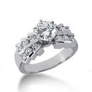 Diamonds ring 1.25 ct. engagement ring with accents new