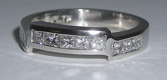 PLATINUM diamond band
