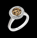 1.75 carat champagne round diamonds anniversary ring