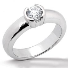 DIAMOND F VS1 SOLITAIRE RING 1.01 CT. white gold