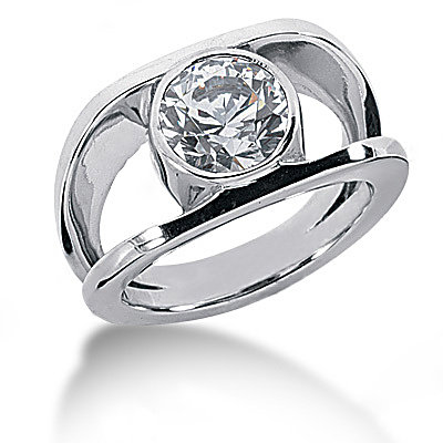 1 Ct. Diamond ring solitaire engagement F VS1 jewelry