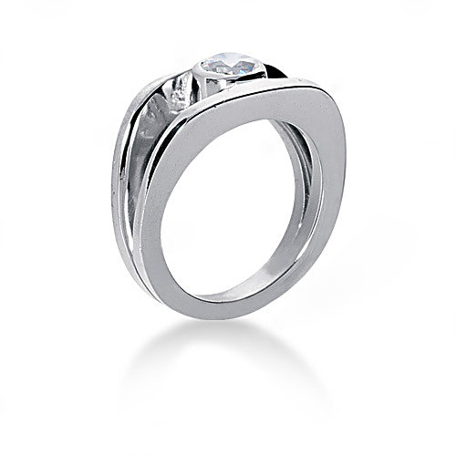 1 Ct. Diamond ring solitaire engagement F VS1 jewelry