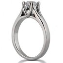 DIAMOND F VS1 SOLITAIRE RING 1.0 CT. white gold ring