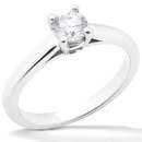 1.0 Ct. Diamond SOLITAIRE white gold ring F VS1 jewelry