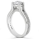1.32 Cts. DIAMOND F VVS1 ring white gold wedding ring