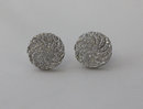 3 carat diamonds earrings white gold stud ear ring pair