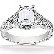 1.36 Ct. Diamonds engagement ring F VVS1 diamond gold
