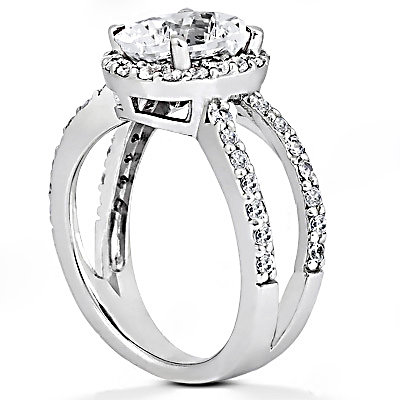 Oval cut diamond engagement ring diamonds 1.66 Carat
