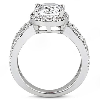 Oval cut diamond engagement ring diamonds 1.66 Carat