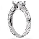 Oval cut DIAMONDS 1.26 ct. ring gold wedding jewelry