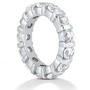 3.9 ct. Diamonds F VS1 gorgeous eternity wedding band