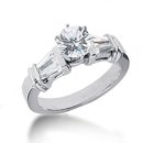 2.01 carat baguette diamonds anniversary ring gold