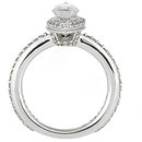 1.65 Ct. Diamonds marquise cut ring F VVS1 diamond gold