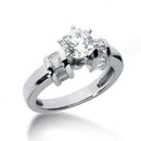 Gorgeous diamonds 1.51 carat anniversary ring gold