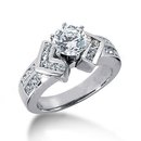 1.51 carat diamonds engagement ring F VS1 diamond ring