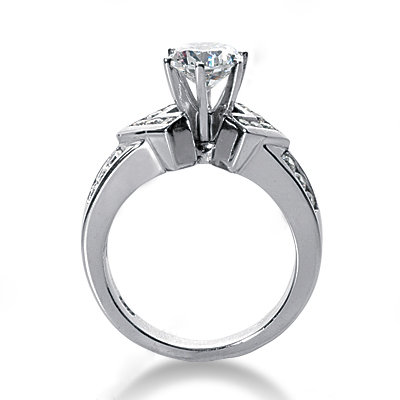1.51 carat diamonds engagement ring F VS1 diamond ring