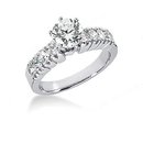 Diamonds engagement ring real genuine 1.65 cts. diamond