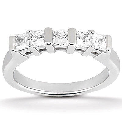 1.51 carat diamonds princess cut engagement ring band